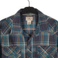 Mens Blue L.L.Bean Thick Plaid  Shirt