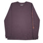 Womens Burgundy Carhartt TK0231-W Long Sleeve T Shirt