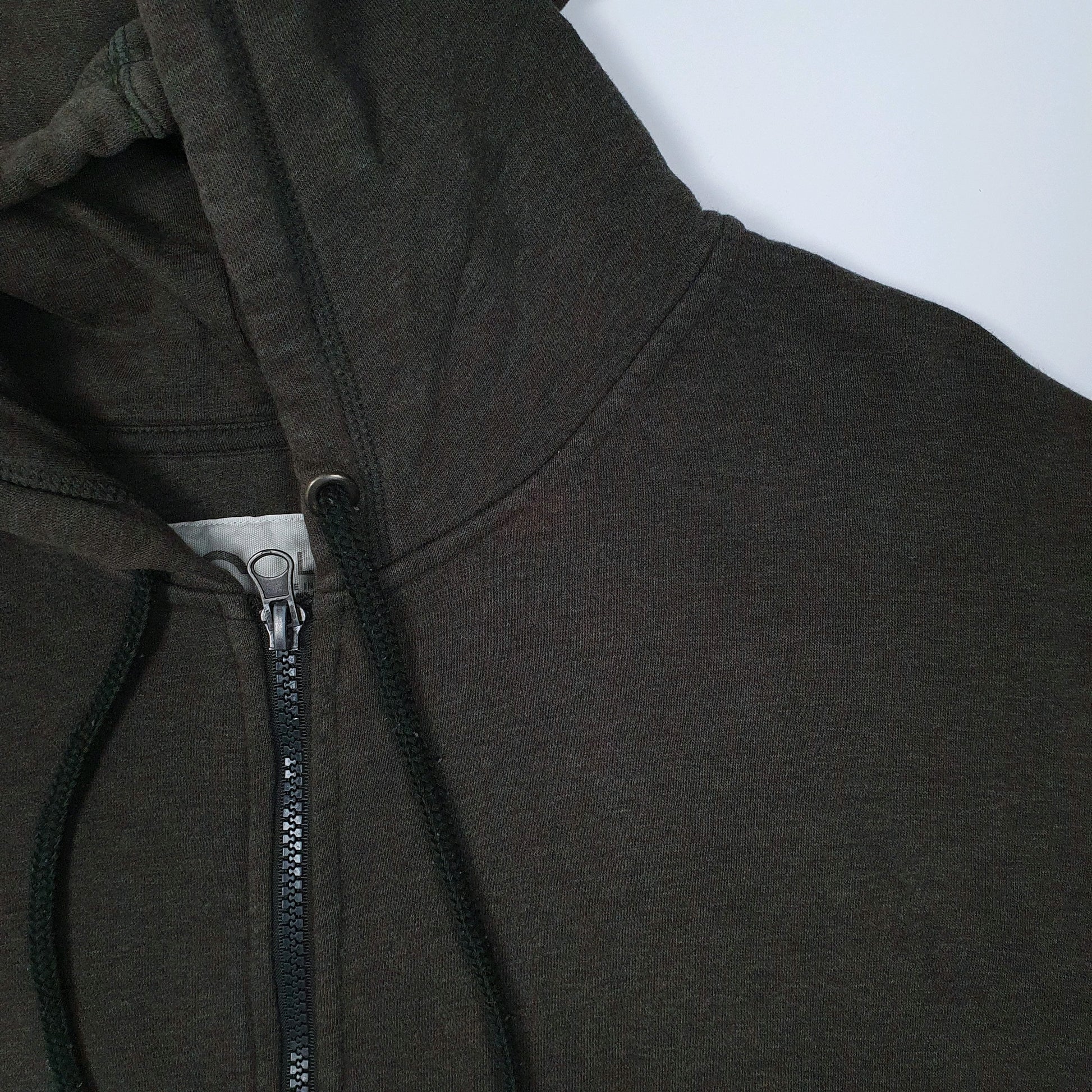 Mens Green Champion Hoodie Full Zip Jumper