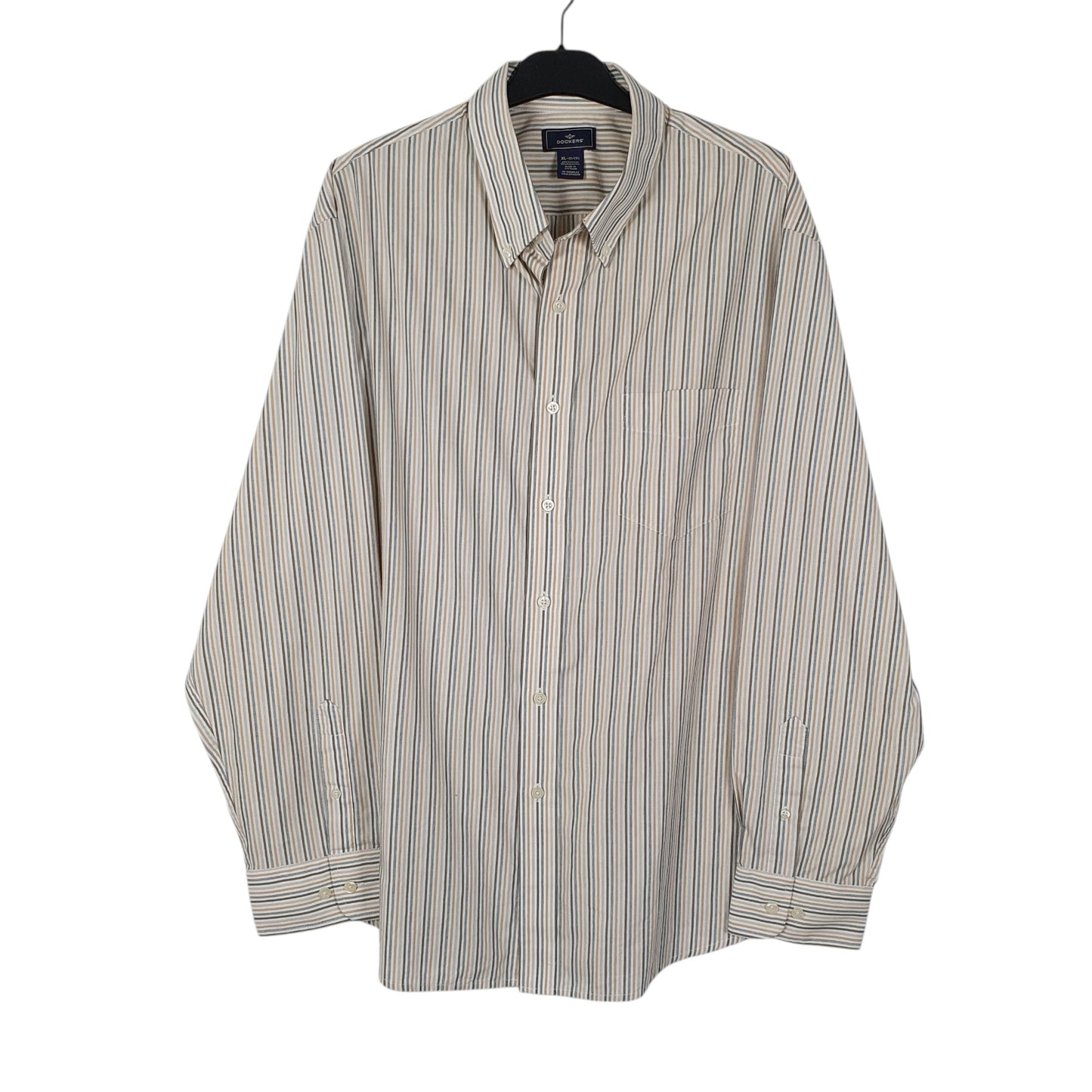 Mens Cream Dockers  Long Sleeve Shirt