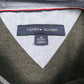 Mens Grey Tommy Hilfiger  Hoodie Polo Shirt
