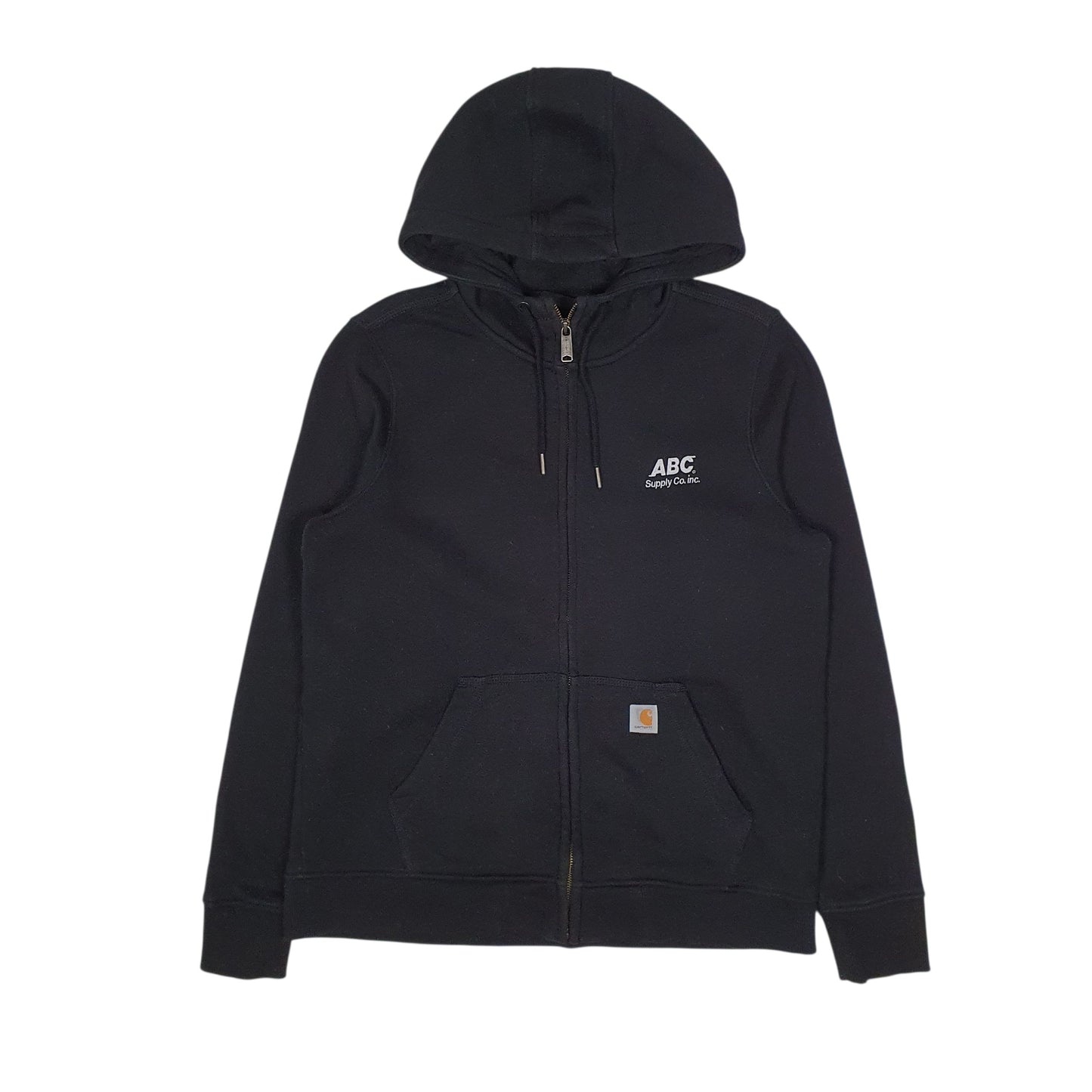 Womens Black Carhartt Hoodie Full Zip Jumper
