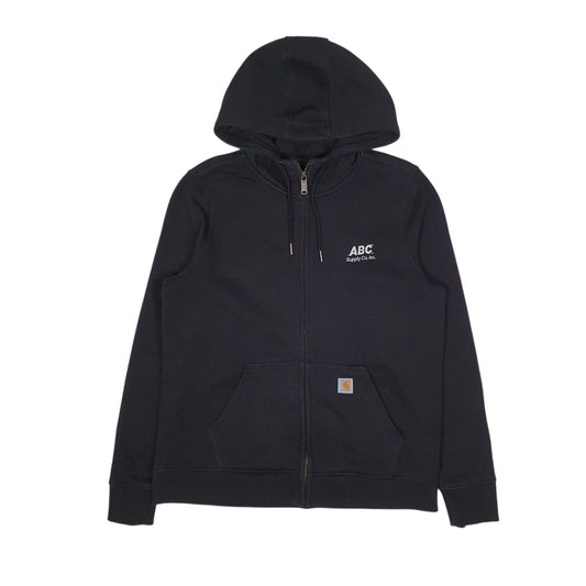 Womens Black Carhartt Hoodie Full Zip Jumper