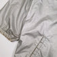 Mens Silver Adidas Vintage 90s Trench Longline Hoodie Coat
