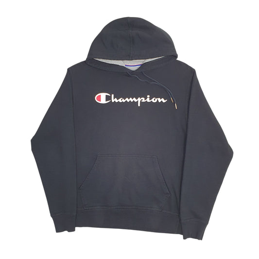 Mens Black Champion  Hoodie Jumper
