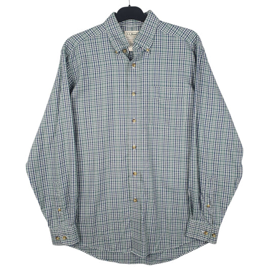 Mens Green L.L.Bean  Long Sleeve Shirt