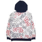 Mens White Fila  Hoodie Jumper