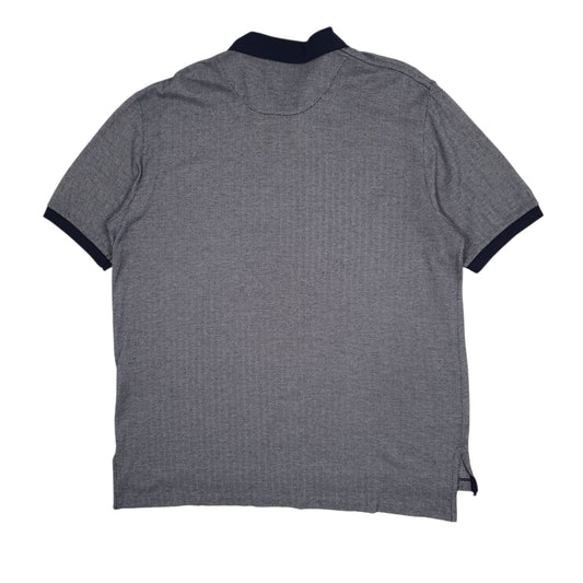 Mens Navy Polo Ralph Lauren Herringbone  Polo Shirt