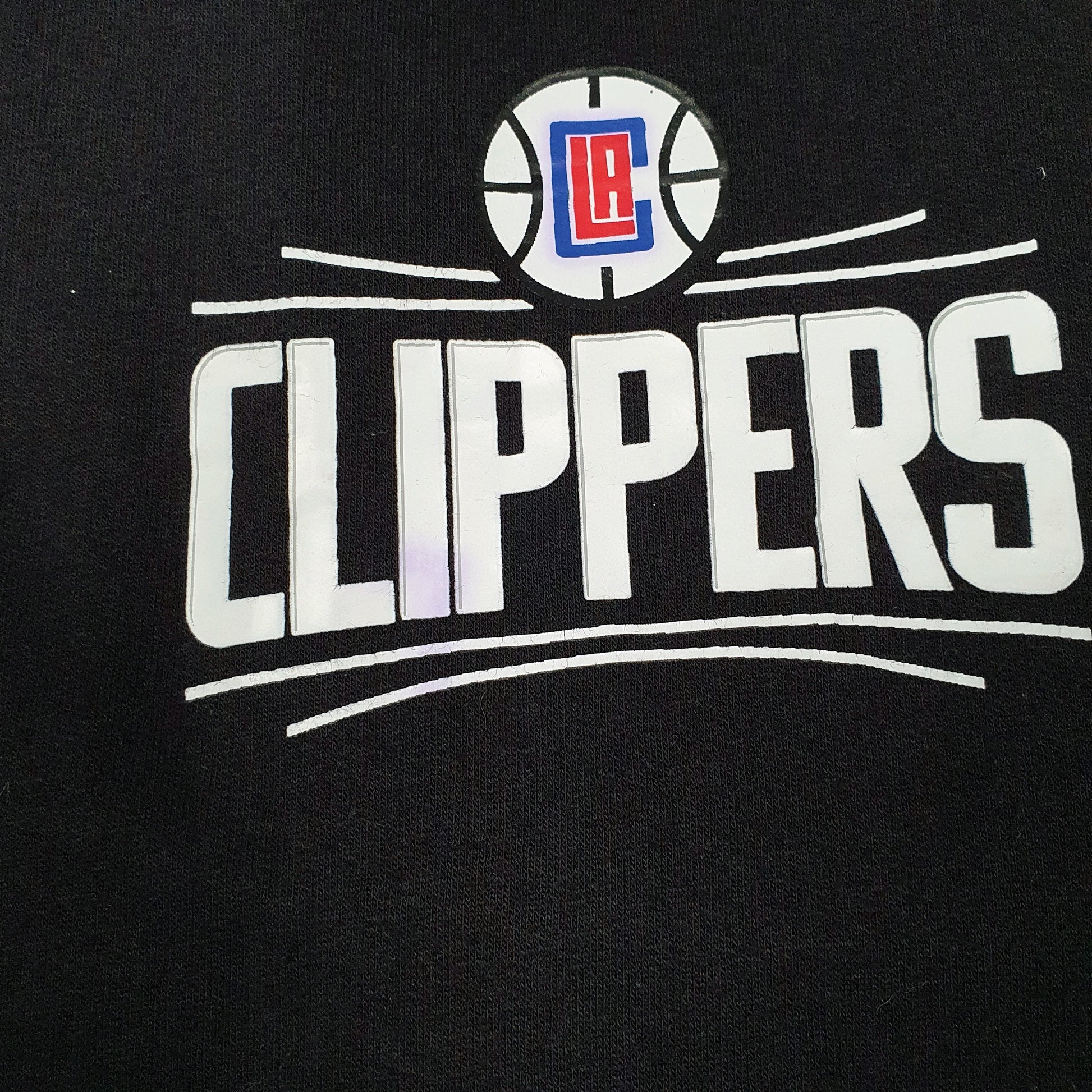 Mens Black Majestic NBA LA Clippers Hoodie Jumper