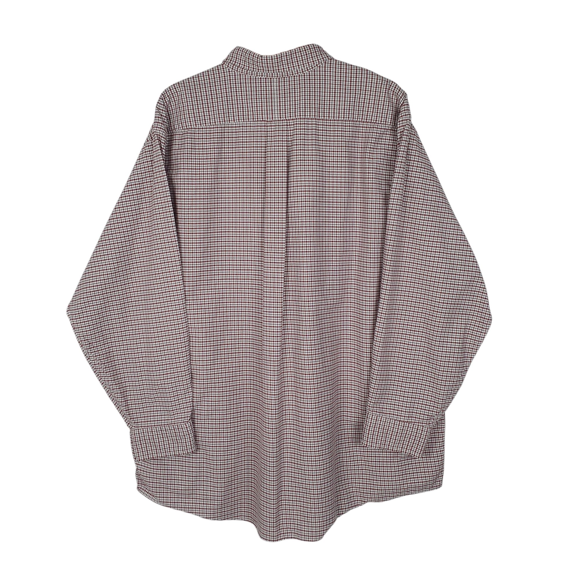 Mens Burgundy L.L.Bean   Shirt