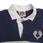 Mens Navy Barbarian Joan of Arc Rugby Hoodie Polo Shirt