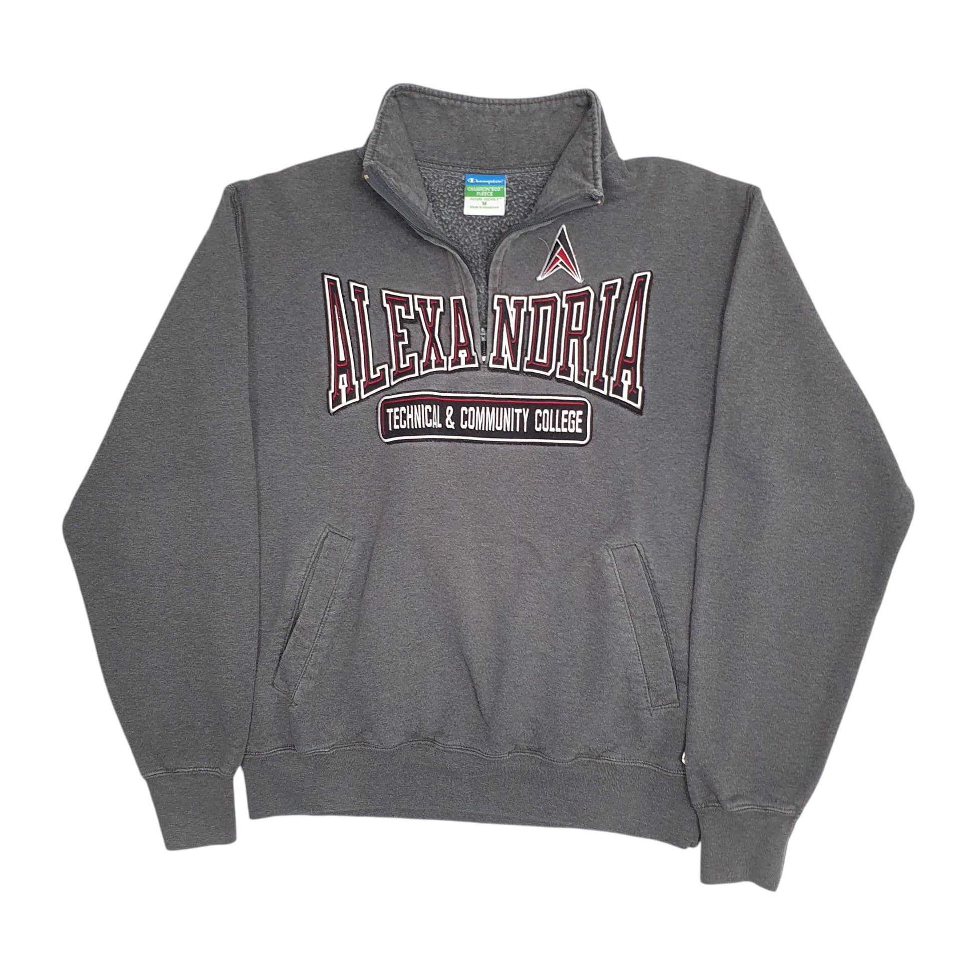 Mens Grey Champion Alexandria Quarter Zip Jumper