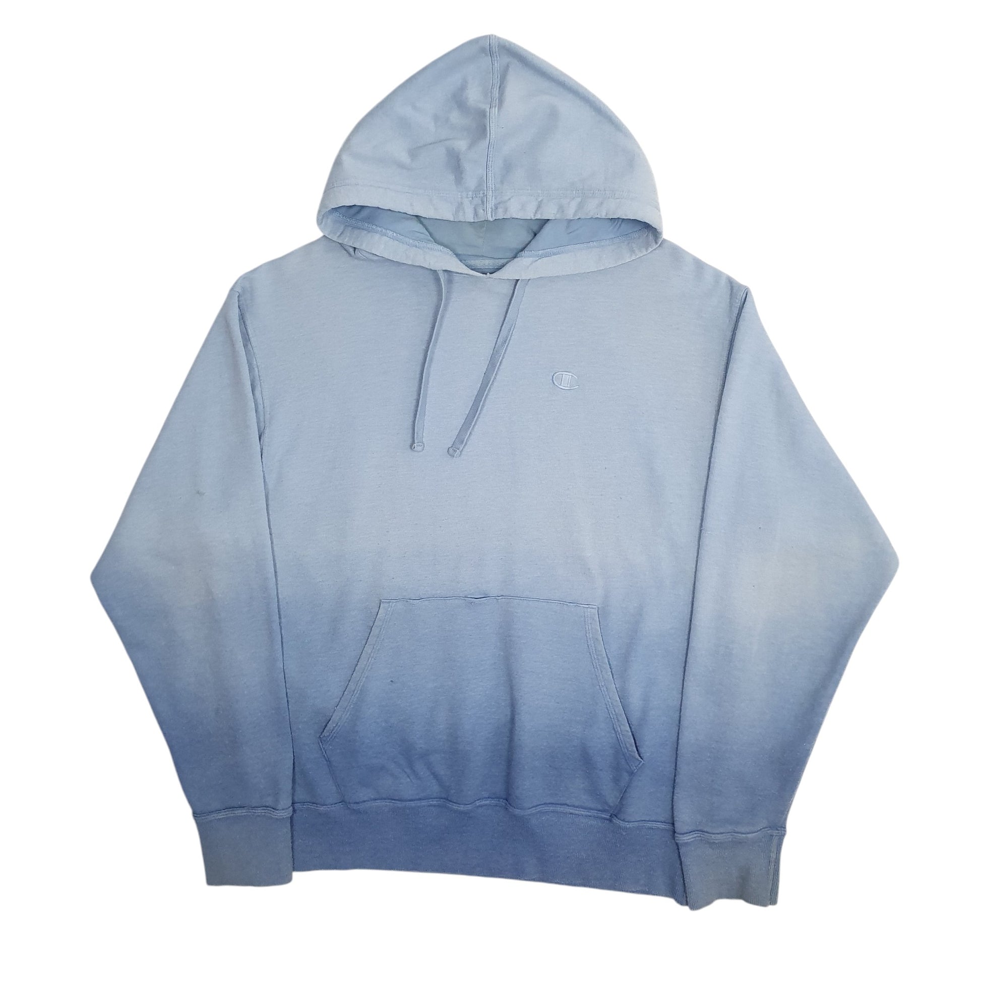 Mens Blue Champion  Hoodie Jumper