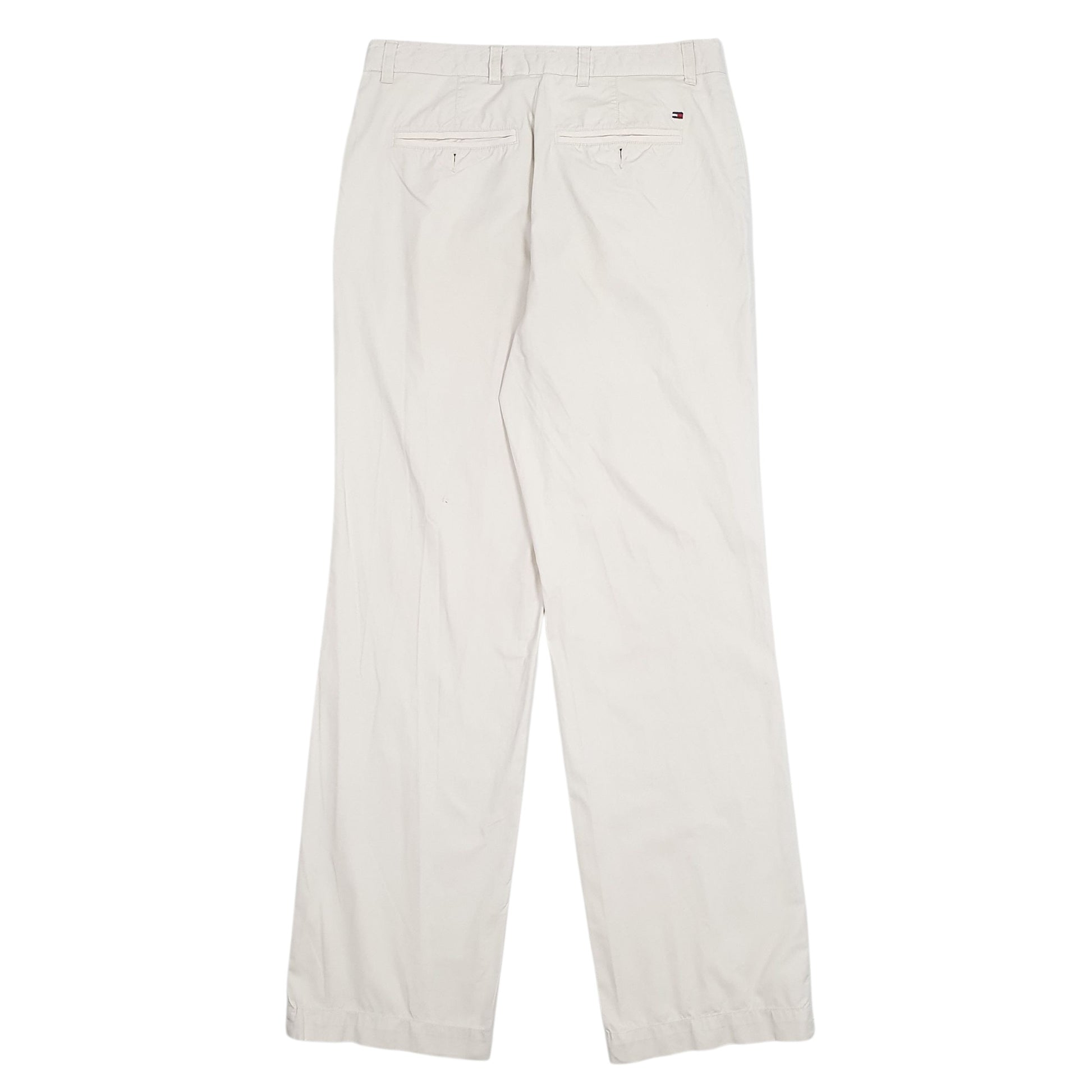 Mens White Tommy Hilfiger   Trousers