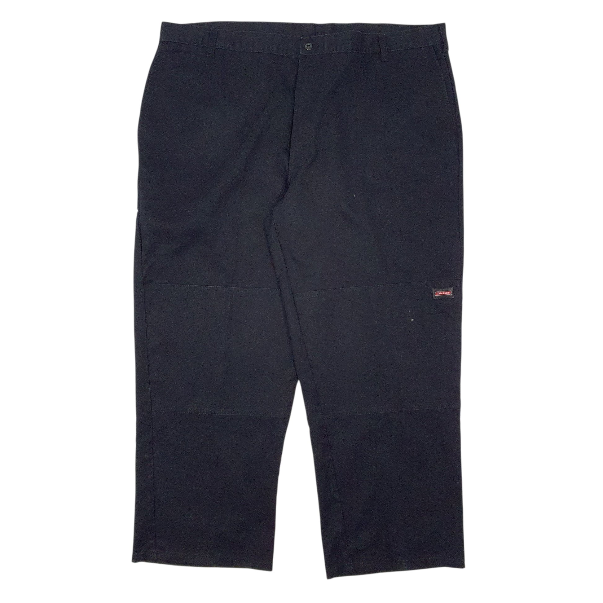Mens Black Dickies Workwear Chino Trousers