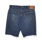 Mens Blue Levis 550 Cut Off  Shorts