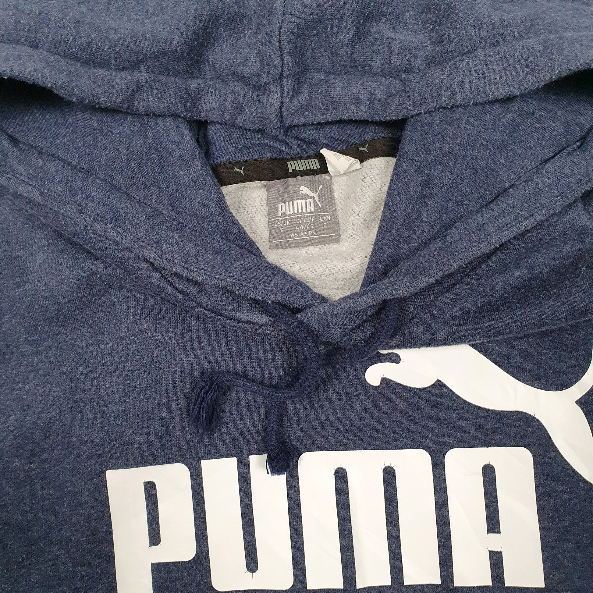 Mens Navy Puma  Hoodie Jumper