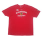 Mens Red Reebok NHL Blackhawks Hockey Short Sleeve T Shirt