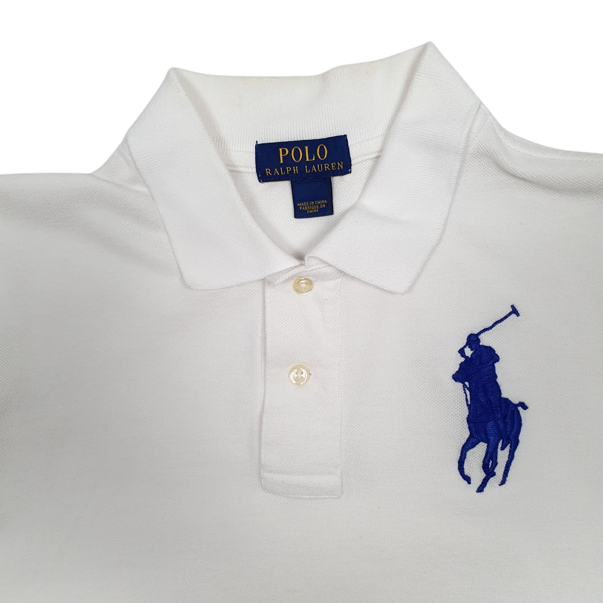 Mens White Polo Ralph Lauren   Polo Shirt