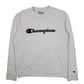 Mens White Champion  Crewneck Jumper
