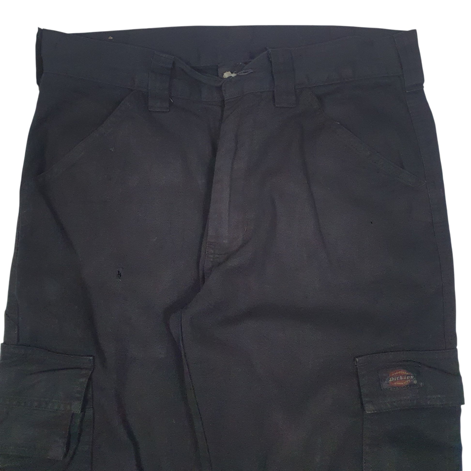 Mens Black Dickies Workwear  Trousers
