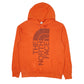Mens Orange The North Face  Hoodie Jumper