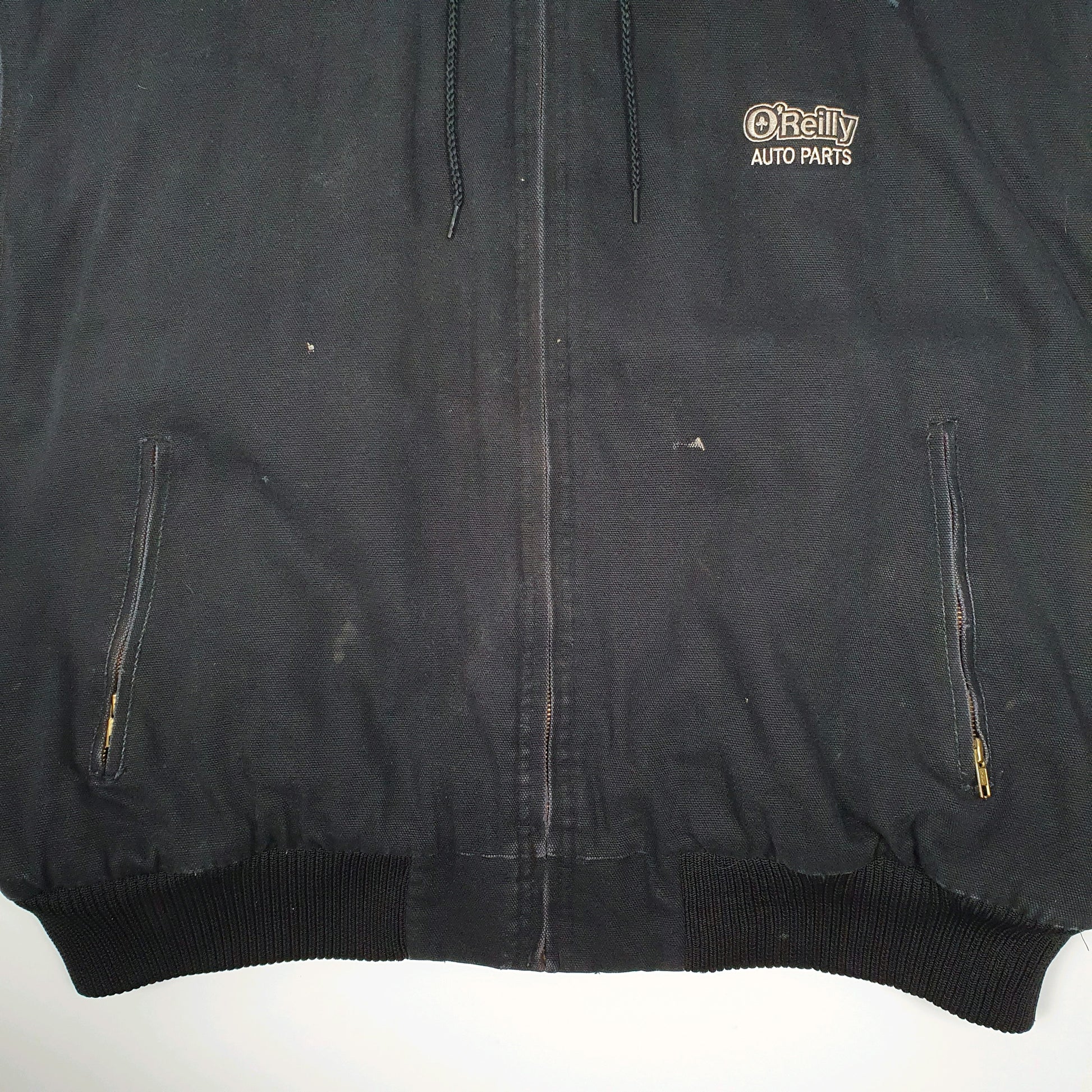 Mens Black Tri-Mountain Active Hoodie Gilet Vest  Coat