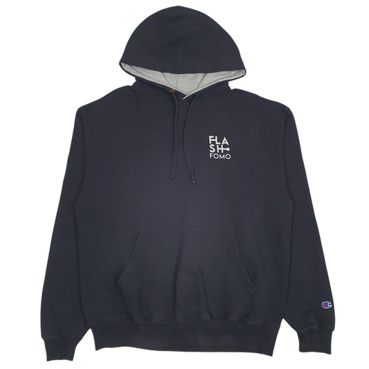 Mens Black Champion  Hoodie Jumper