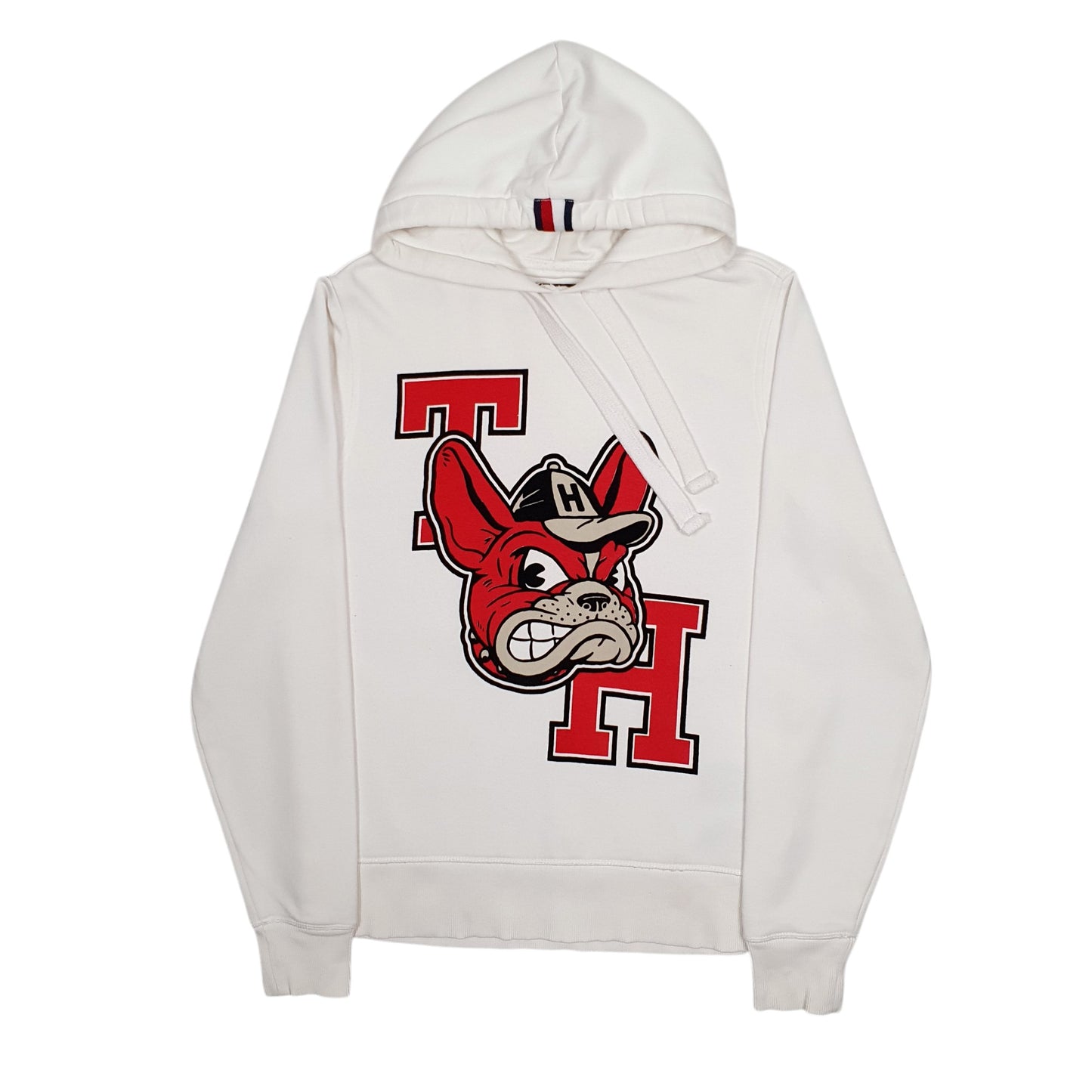 Mens White Tommy Hilfiger  Hoodie Jumper