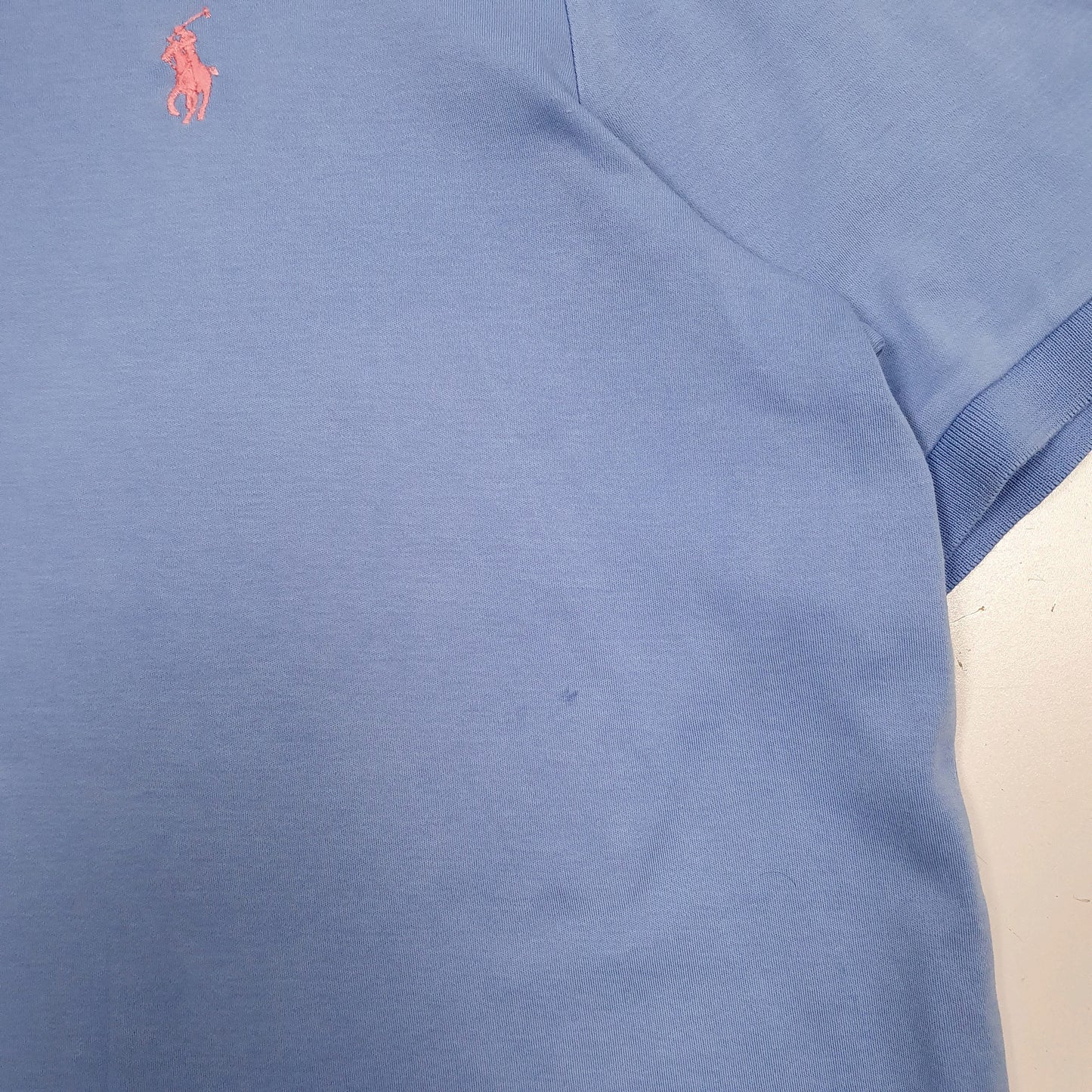 Mens Blue Polo Ralph Lauren Classic Fit  Polo Shirt