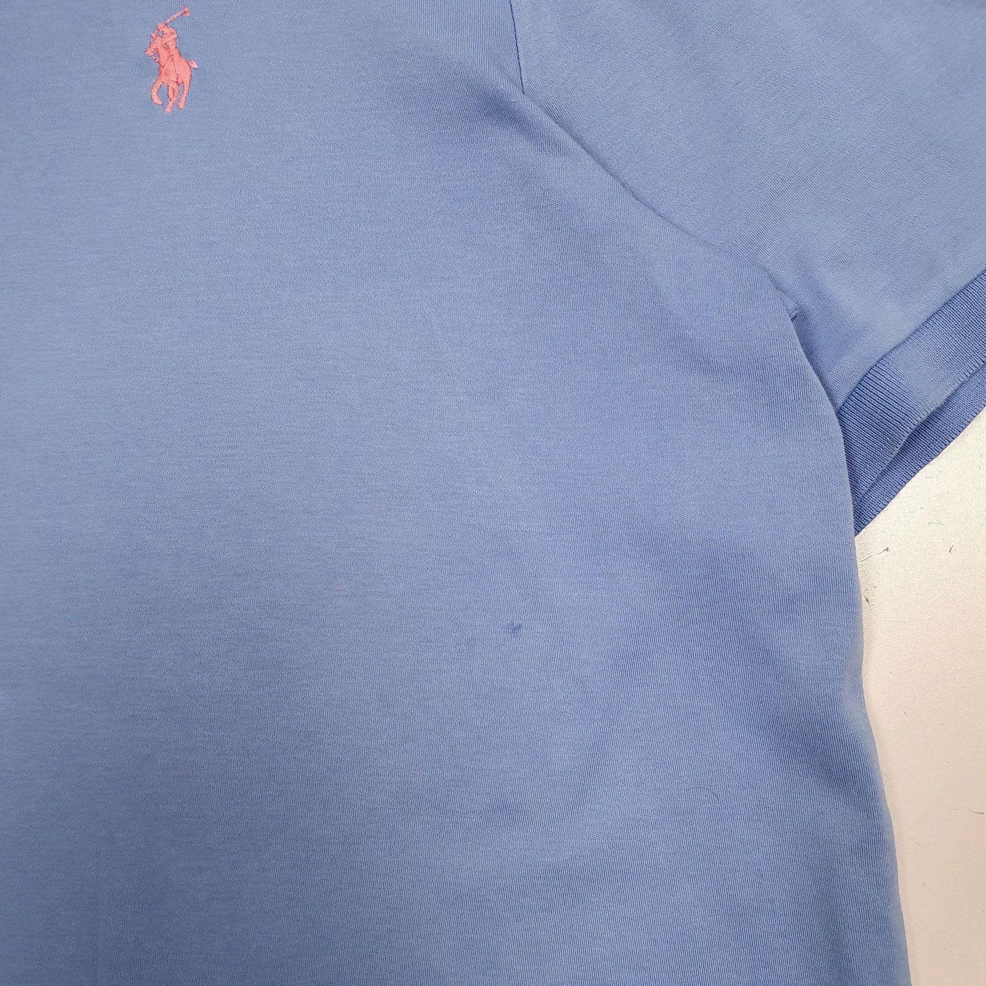 Mens Blue Polo Ralph Lauren Classic Fit  Polo Shirt