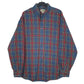 Mens Blue L.L.Bean Flannel Long Sleeve Shirt