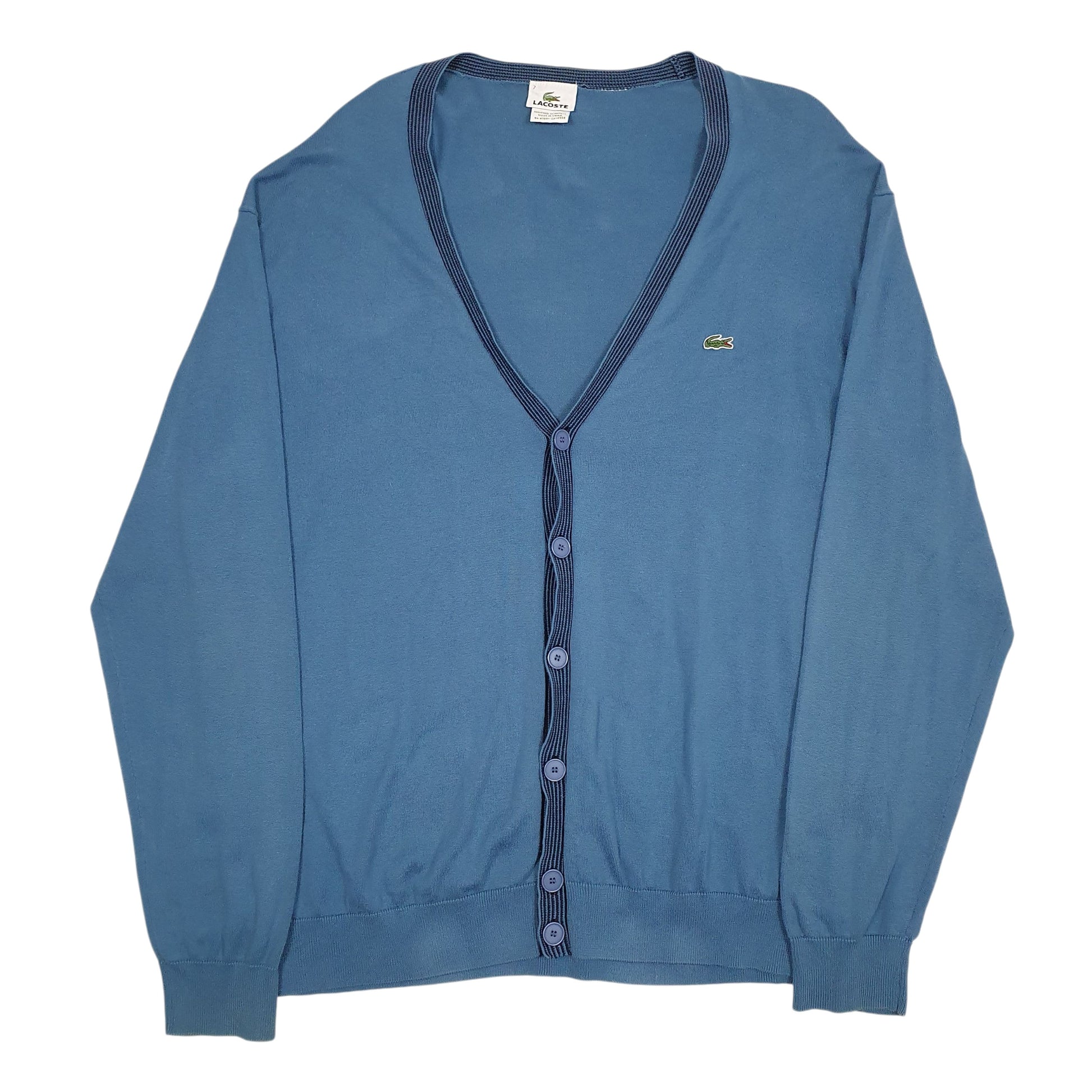 Mens Blue Lacoste  Cardigan Jumper
