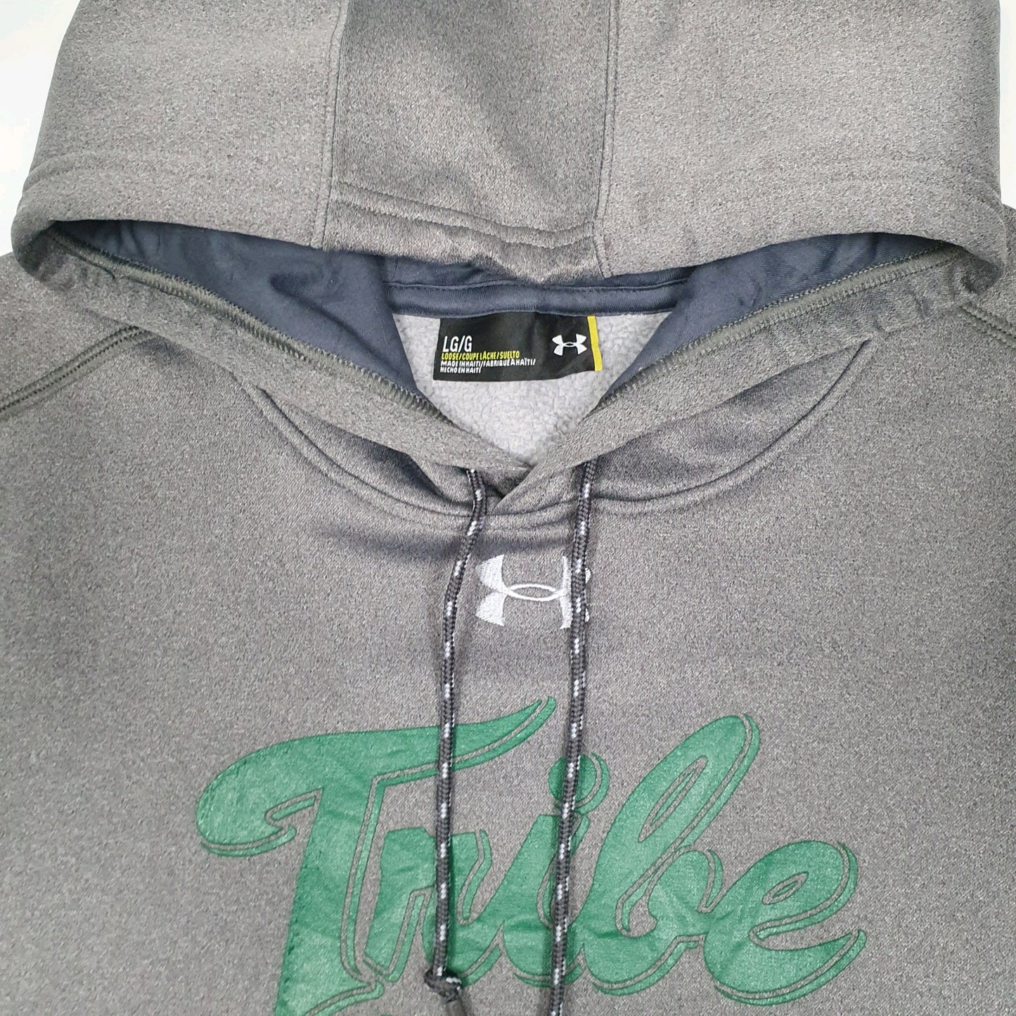 Mens Grey Under Armour  Hoodie Jumper