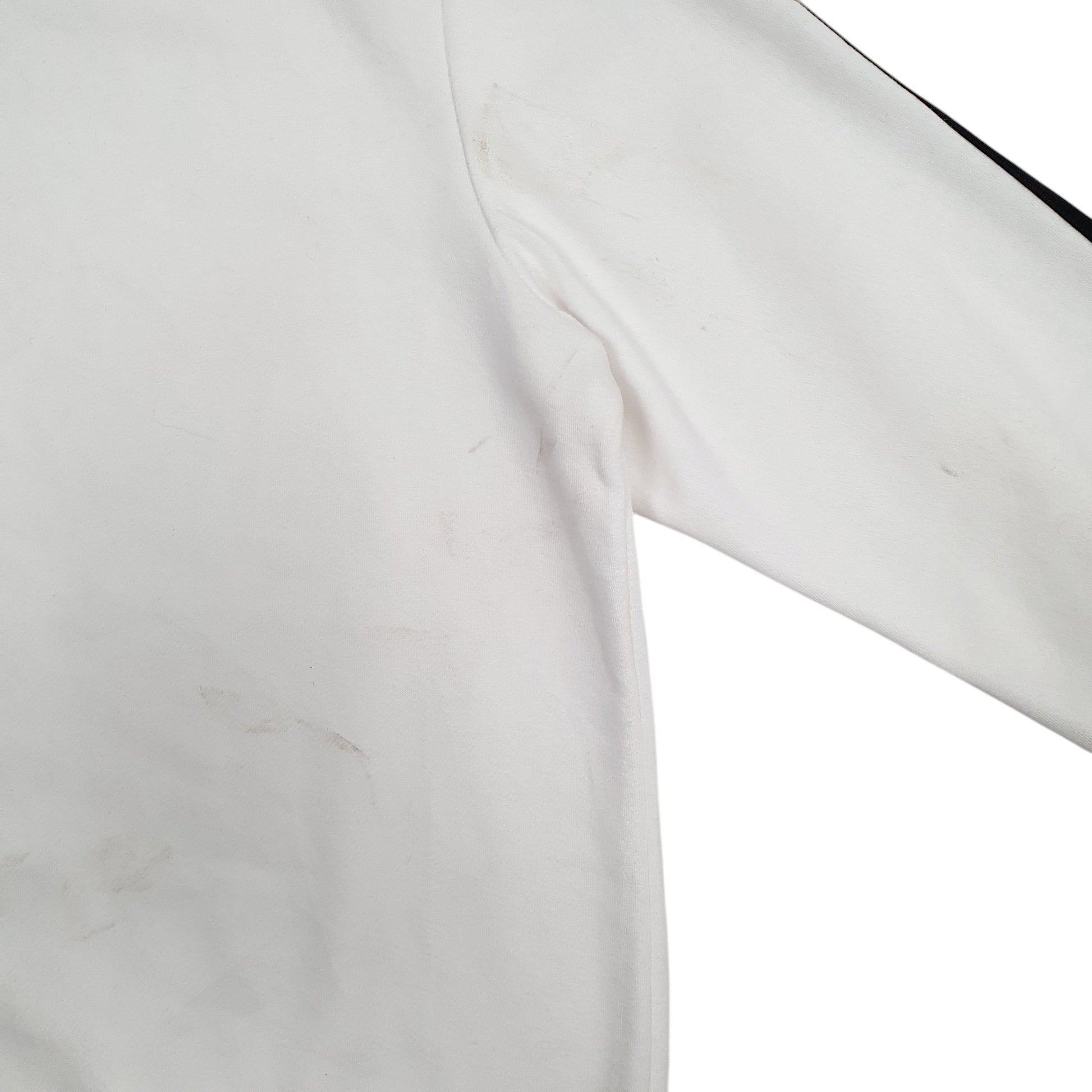 Womens White Adidas  Crewneck Jumper