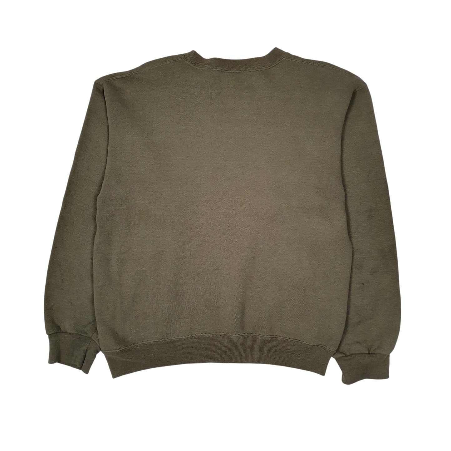 Mens Green Soffe United States Marine Corp USMC Vintage 90s Crewneck Jumper