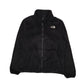 Womens Black The North Face Fluffy Full Zip Jumper