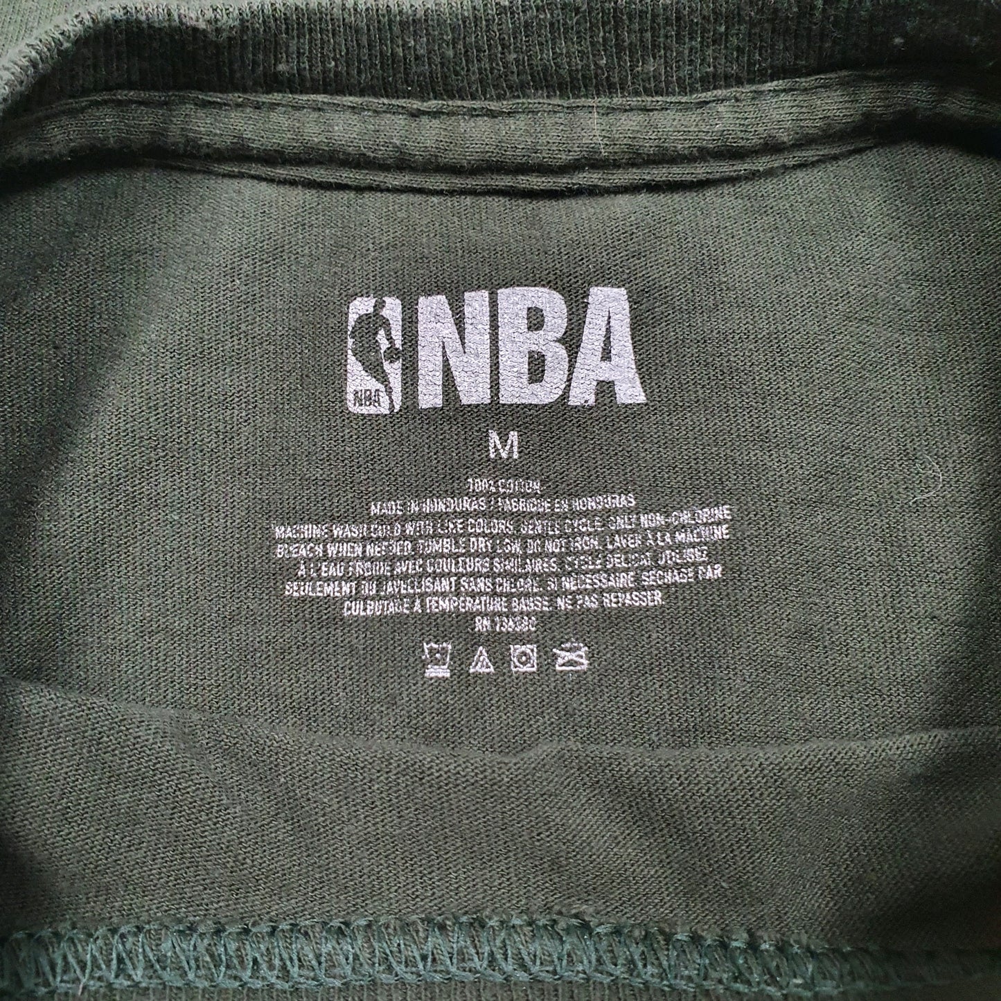 Mens Green NBA Milwaukee Bucks  T Shirt