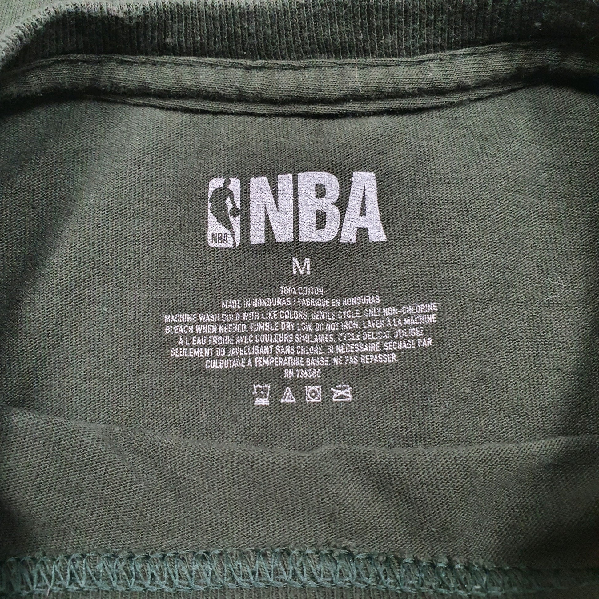 Mens Green NBA Milwaukee Bucks  T Shirt