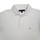 Mens White Tommy Hilfiger   Polo Shirt