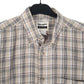 Mens Beige L.L.Bean Riata  Shirt