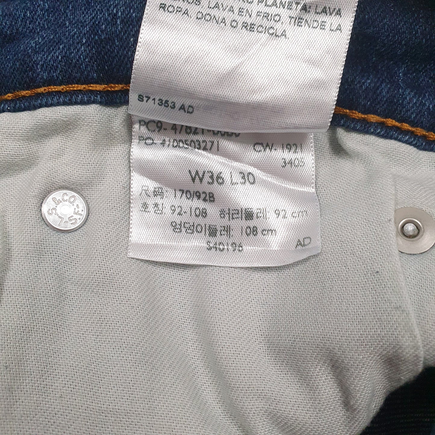 Mens Blue Levis   Jeans