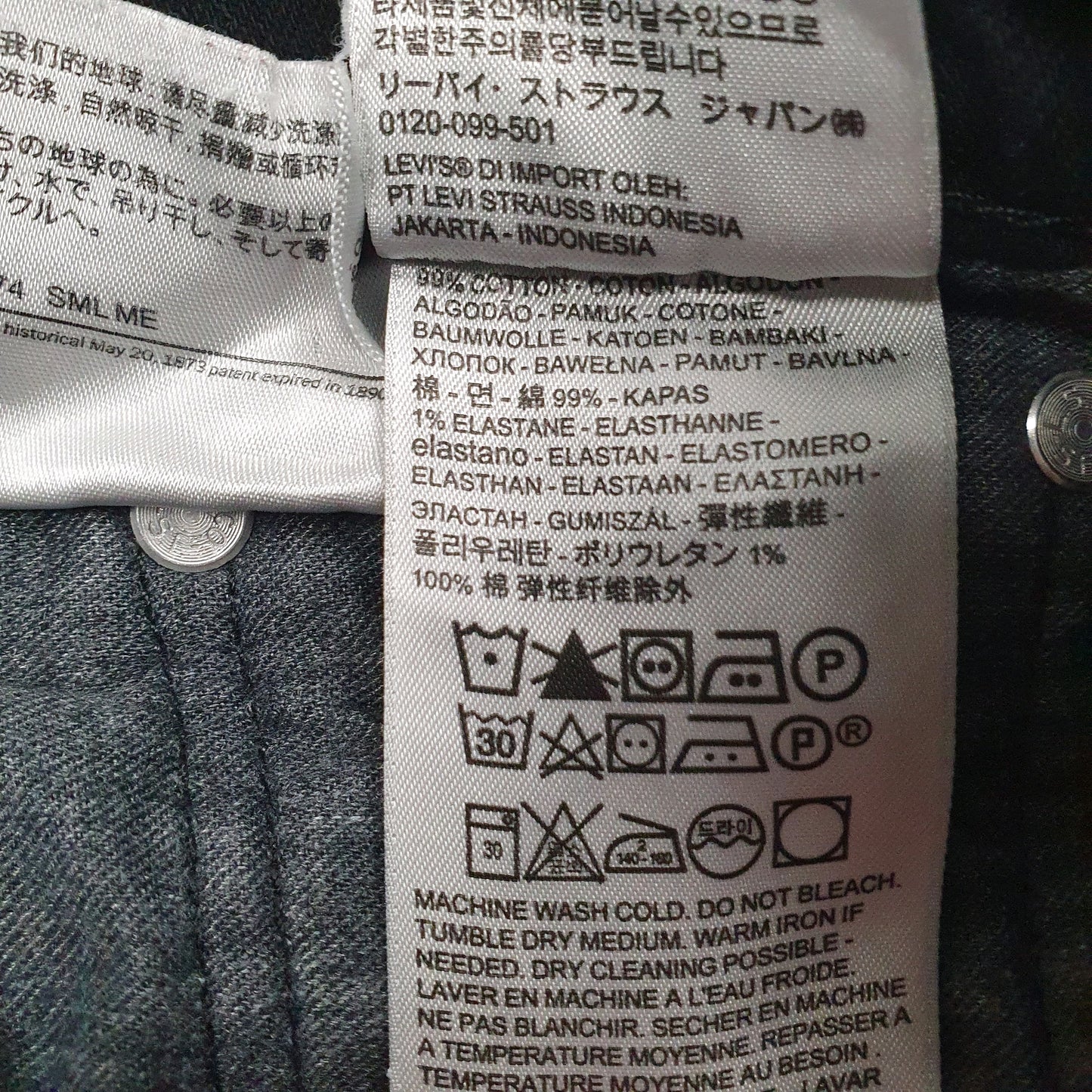 Mens Black Levis   Jeans