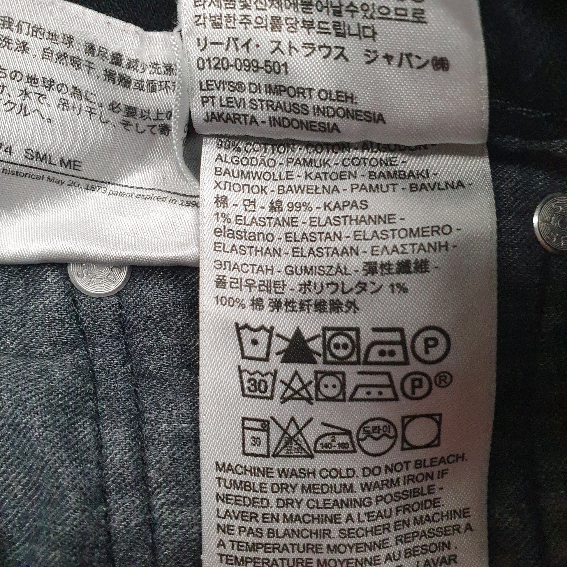 Mens Black Levis   Jeans