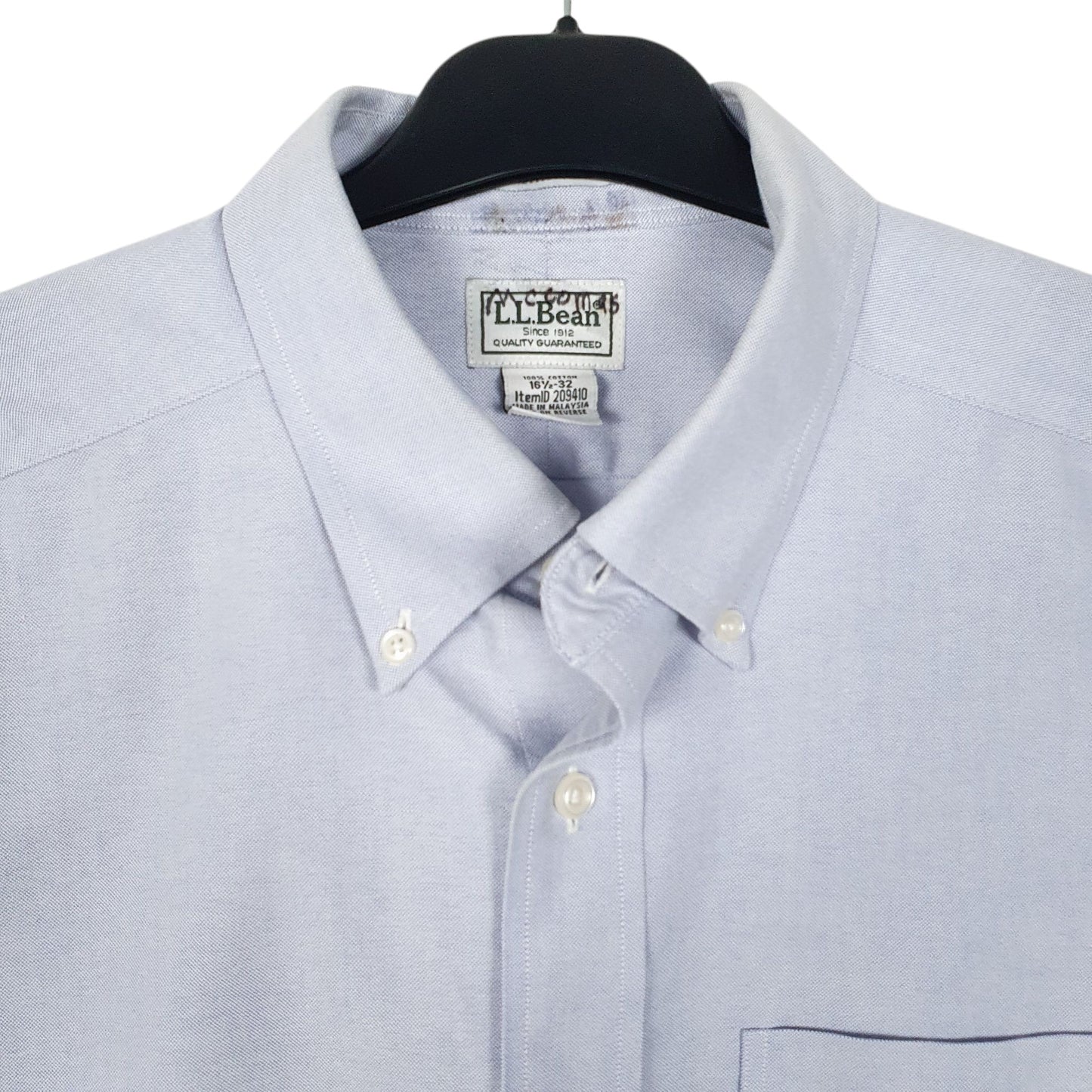 Mens Blue L.L.Bean   Shirt