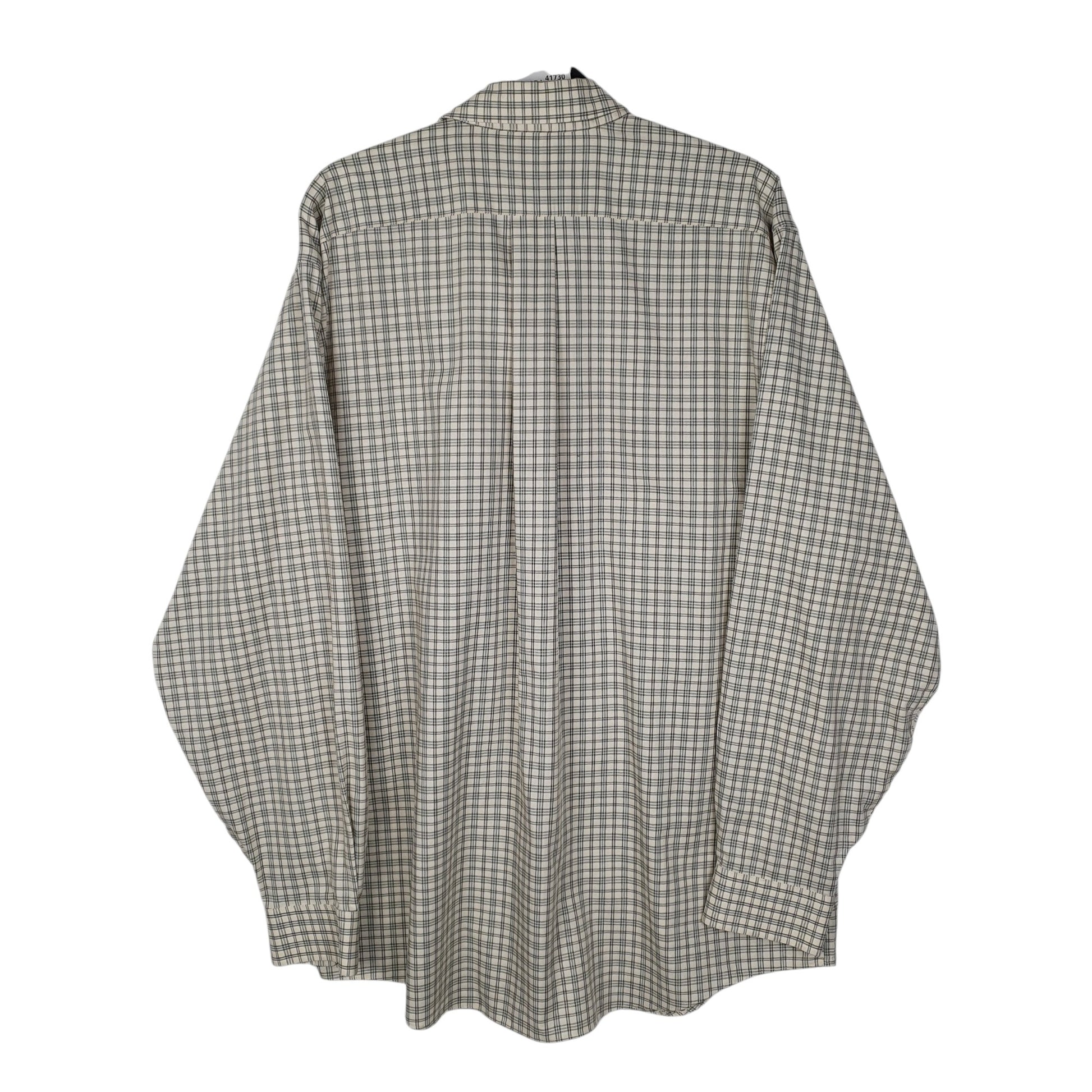 Mens Cream L.L.Bean   Shirt