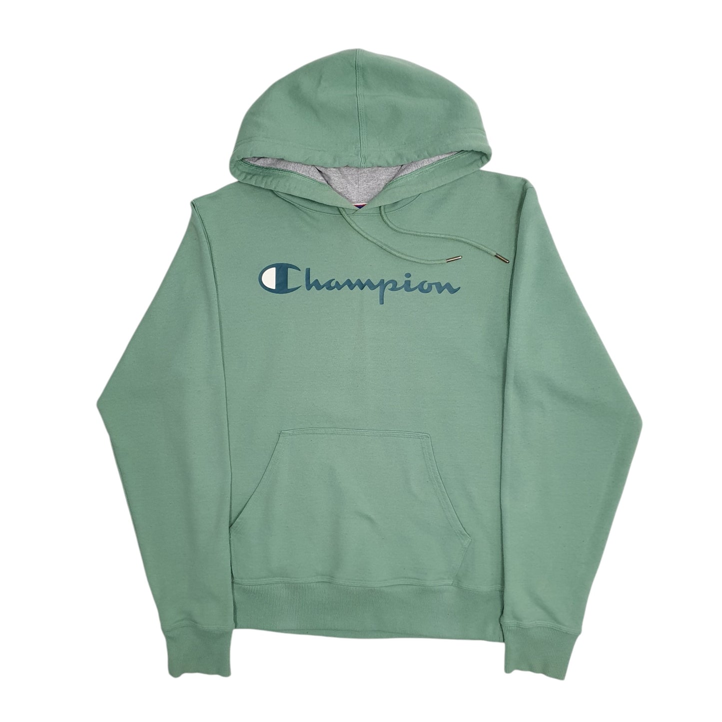 Mens Green Champion  Hoodie Jumper
