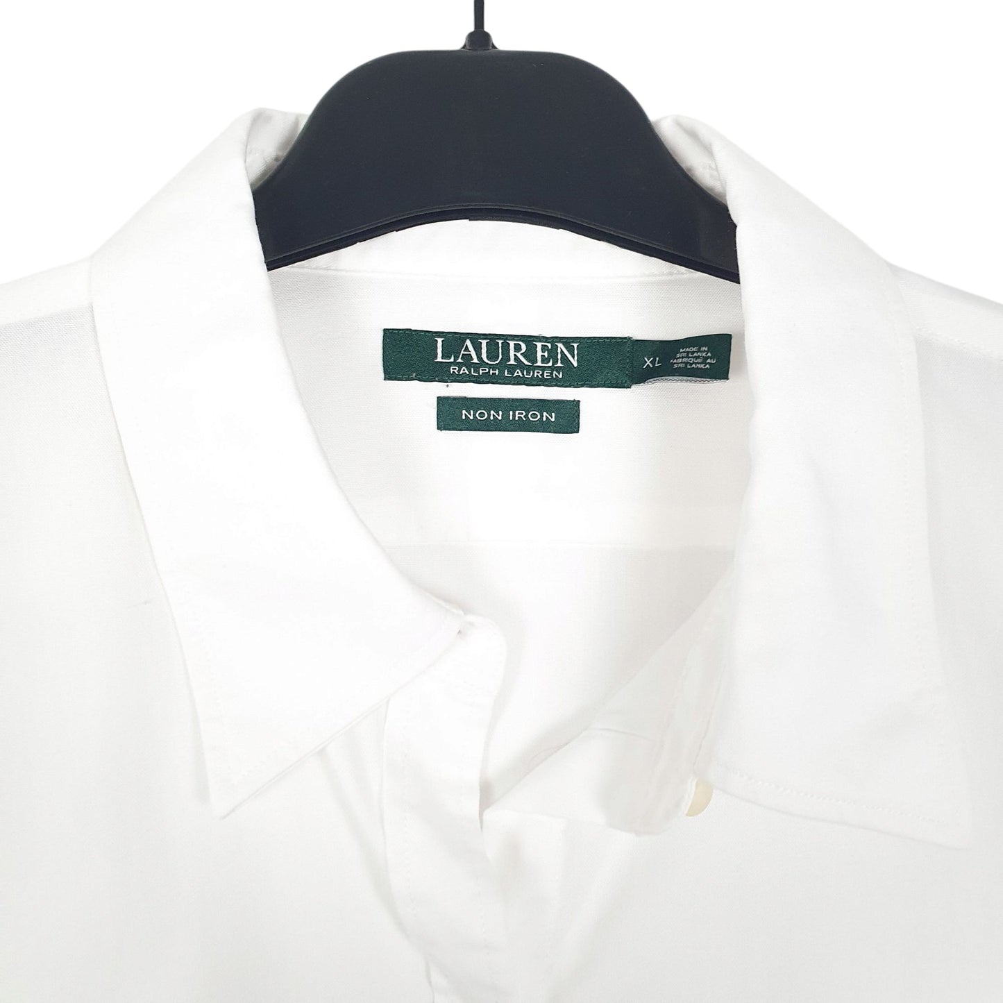 Womens White Ralph Lauren Non-Iron  Shirt