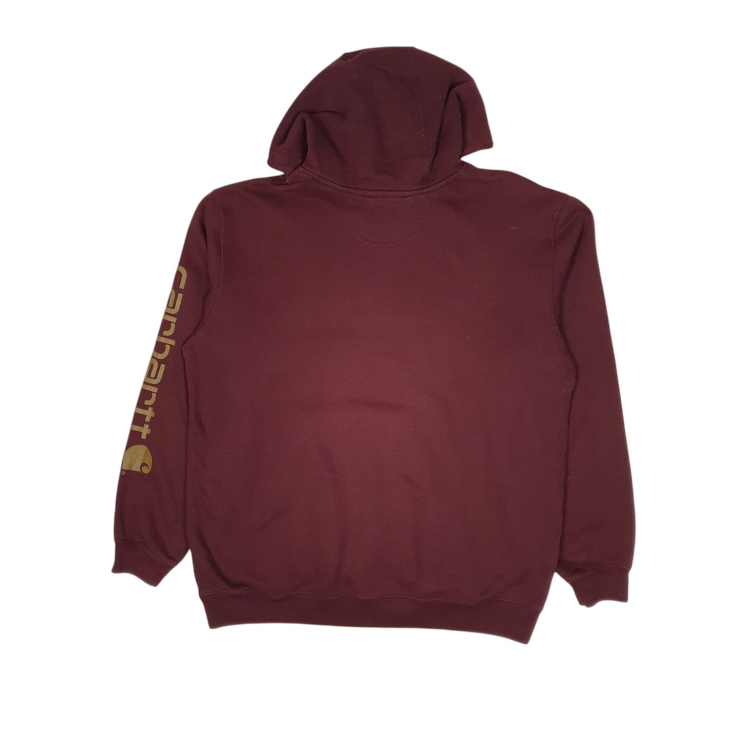 Mens Burgundy Carhartt  Hoodie Jumper
