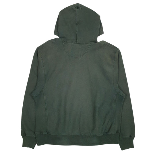 Mens Green Champion Reverse Weave Doylestown Rugby Hoodie Jumper
